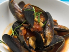 Moules à la coriandre