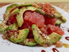 Avocadosalade met sumak