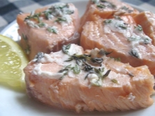 Salmon dengan thyme