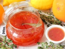 Citrus confiture dengan thyme