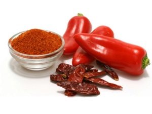 Zoete en scherpe kruidenpaprika