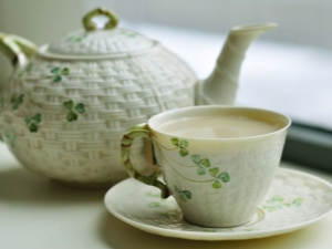 Features and properties of green tea with milk