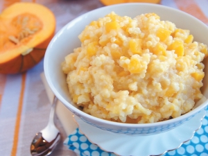 ¿Cómo cocinar gachas de mijo con calabaza en agua?