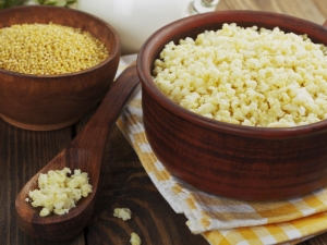 Kenmerken van het koken van gierstpap op het water