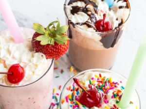 Milkshakes zonder ijs