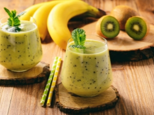 Smoothie van kiwi en banaan: populaire recepten