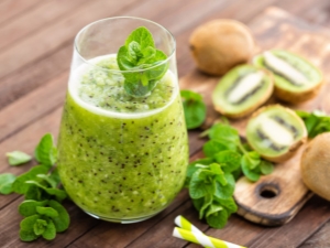 Kiwi-smoothies: voordelen, nadelen en kookrecepten