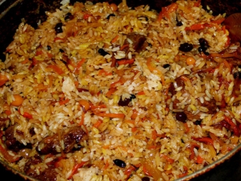 Pilaf met berberis