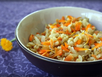 Garneer met calendula