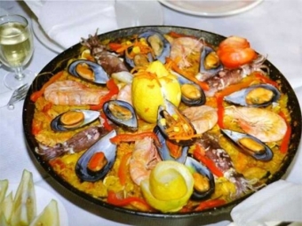 Paella met mirte