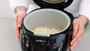 Hoe brokkelige rijst koken in een slowcooker? 