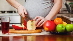 Appels tijdens de zwangerschap: voordelen en nadelen, regels voor gebruik