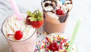 Milkshakes zonder ijs