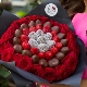 How to make a bouquet of strawberries in chocolate?