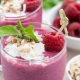 Smoothies mit Himbeeren: Eigenschaften, Rezepte und Kochtechnik