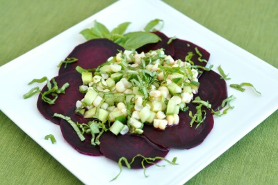 Bietensalade met knoflook