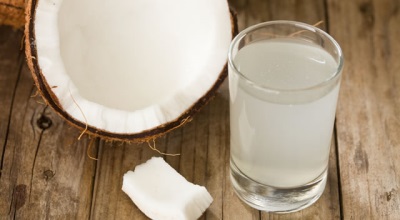 l'eau de noix de coco