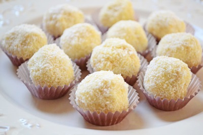 Bonbons Raffaello à la maison