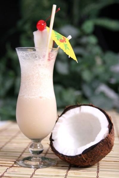 cocktail au lait de coco