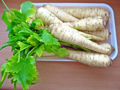 Racine de persil et herbes