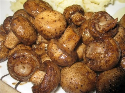 Champignons gebakken in de oven 