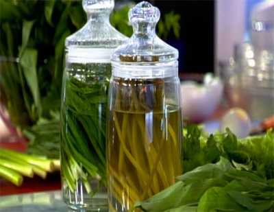 Infusies van wilde knoflook