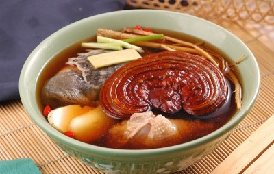 Jarang, tetapi Reishi juga digunakan dalam masakan.