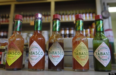 Tabasco is een zeer populair sauzenmerk.